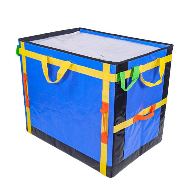 Blue Industrial-Grade Reinforced Logistics Sorting Bag with Color-Coded Handle System | High-Efficiency Parcel Delivery Solution for Amazon FBA & Last Mile Logistics