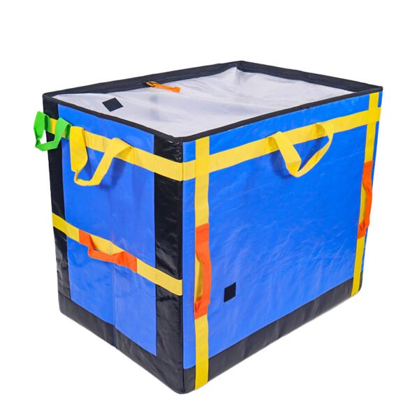Blue Industrial-Grade Reinforced Logistics Sorting Bag with Color-Coded Handle System | High-Efficiency Parcel Delivery Solution for Amazon FBA & Last Mile Logistics