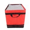 Industrial-Grade 112L Red Parcel Sorting Box with Rigid Reinforcement | Structural Woven Courier Carrier for Express Logistics Hubs & Fleet Consolidation