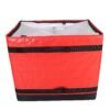 Industrial-Grade 112L Red Parcel Sorting Box with Rigid Reinforcement | Structural Woven Courier Carrier for Express Logistics Hubs & Fleet Consolidation