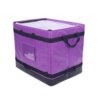 Premium Purple 112L Logistics Box with Structural Reinforcement | Rigid Specialized Parcel Carrier for High-Value Goods & Boutique Distribution | ASORTINGBAG