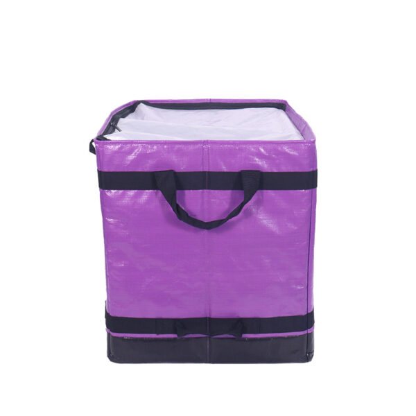 Premium Purple 112L Logistics Box with Structural Reinforcement | Rigid Specialized Parcel Carrier for High-Value Goods & Boutique Distribution | ASORTINGBAG