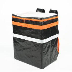 Heavy Duty Logistics Delivery Backpack Foldable Express Courier Sacks with Reflective Safety Strip Professional Van Organizer Moving Carrier for Last-Mile Parcel Distribution and E-commerce Fulfillment