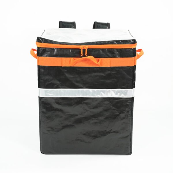 Heavy Duty Logistics Delivery Backpack Foldable Express Courier Sacks with Reflective Safety Strip Professional Van Organizer Moving Carrier for Last-Mile Parcel Distribution and E-commerce Fulfillment