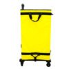 Yellow Collapsible Parcel Bags with Trolley Attachment Logistics Carrier Bags Large and Small Size with Tie-Down Straps for Warehouse Roll Cages and Courier Last-Mile Delivery