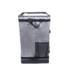Silver Collapsible Parcel Bags with Trolley Attachment Heavy Duty Logistics Carrier Bags Large and Small Size Van Organizer Bags with Tie-Down Straps for Warehouse Roll Cages and Courier Last-Mile Delivery
