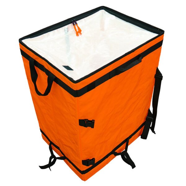 Trolley Compatible Logistics Parcel Delivery Bag with Tie-Down Straps for Warehouse Roll Cages | ACTSORTING