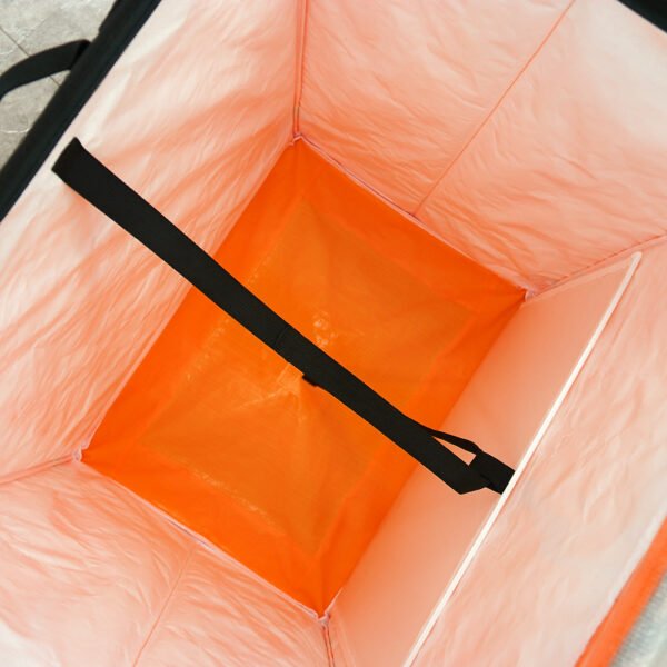 Trolley Compatible Logistics Parcel Delivery Bag with Tie-Down Straps for Warehouse Roll Cages | ACTSORTING
