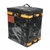 Commercial Courier Sorting Totes with Dual-Window Routing Slots and Enhanced Perimeter Contrast Webbing for High-Velocity Fleet Distribution Shelves