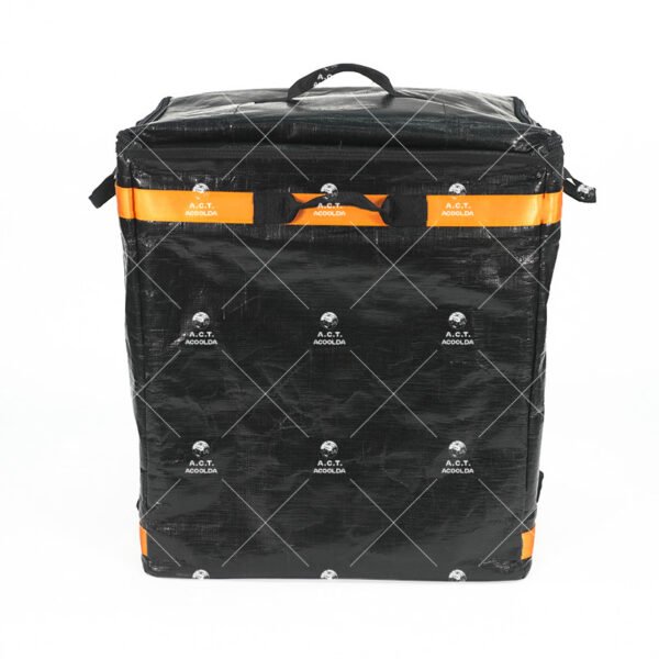 Commercial Courier Sorting Totes with Dual-Window Routing Slots and Enhanced Perimeter Contrast Webbing for High-Velocity Fleet Distribution Shelves