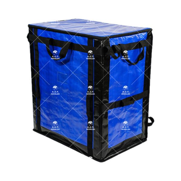Dual-Purpose Commercial Courier Sorting Backpack with Heavy-Duty Shoulder Straps and Rectangular 60x40x68cm Footprint for Multimodal Last-Mile Delivery Fleets