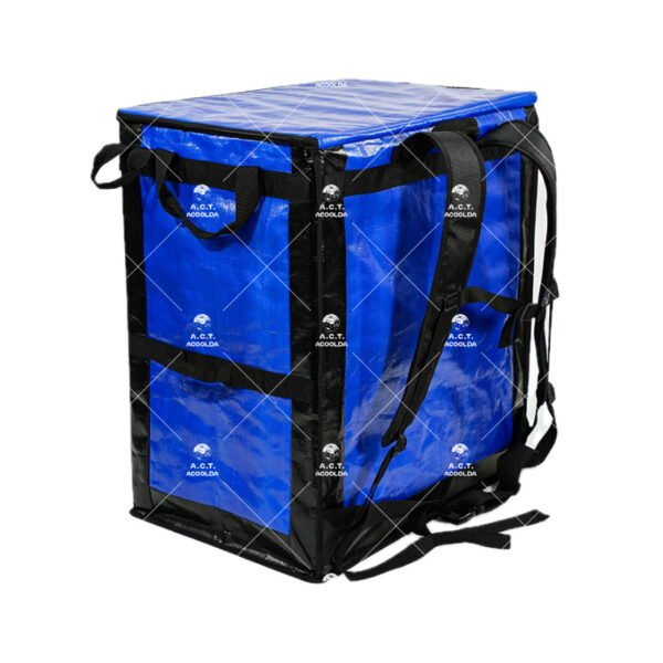 Dual-Purpose Commercial Courier Sorting Backpack with Heavy-Duty Shoulder Straps and Rectangular 60x40x68cm Footprint for Multimodal Last-Mile Delivery Fleets