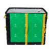 Low-Profile Commercial Delivery Totes with Semi-Rigid Foldable Structure and Multi-Directional Handles for Low-Clearance Fleet Vehicle Shelving Systems