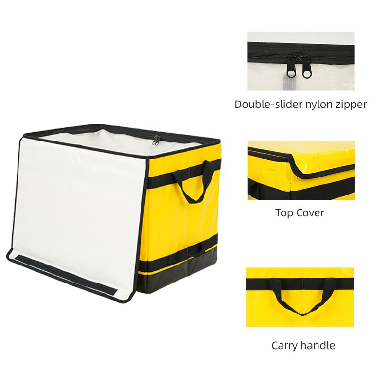 Sorting Totes Standardized 108L Collapsible Logistics Sorting Totes with Double ...