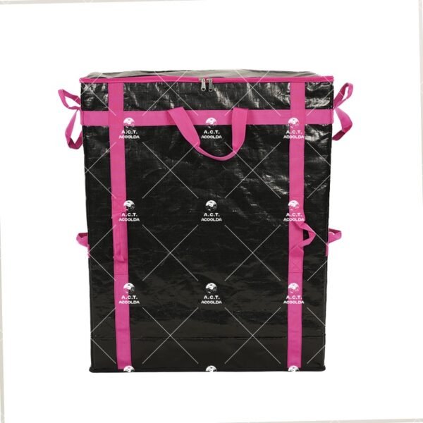 171L Backpack-Style Parcel Sorting Bag with Padded Shoulder Straps, Zipper Lid and Reinforced Webbing for Courier Hubs and Warehouse Delivery