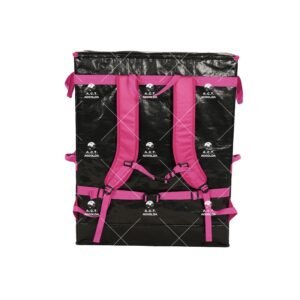 171L Backpack-Style Parcel Sorting Bag with Padded Shoulder Straps, Zipper Lid and Reinforced Webbing for Courier Hubs and Warehouse Delivery