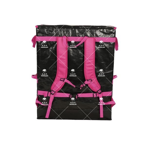 171L Backpack-Style Parcel Sorting Bag with Padded Shoulder Straps, Zipper Lid and Reinforced Webbing for Courier Hubs and Warehouse Delivery