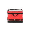 Collapsible Parcel Sorting Tote with Drop-Front Access, Reinforced Handles and Fold-Flat Design for Warehouses and Courier Hubs