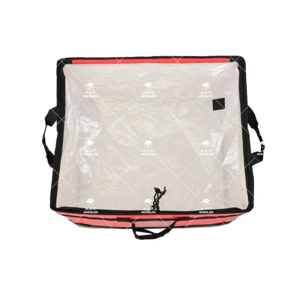 Collapsible Parcel Sorting Tote with Drop-Front Access, Reinforced Handles and Fold-Flat Design for Warehouses and Courier Hubs