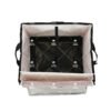 Collapsible Parcel Sorting Tote with Drop-Front Access, Reinforced Handles and Fold-Flat Design for Warehouses and Courier Hubs