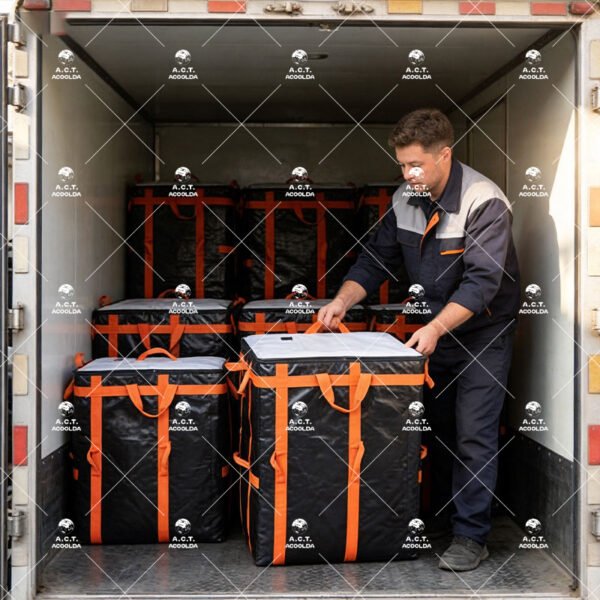 Heavy-Duty Logistics Sorting Bag with Zipper Lid and Reinforced Handles for Parcel Hubs, Warehouses and Last-Mile Delivery