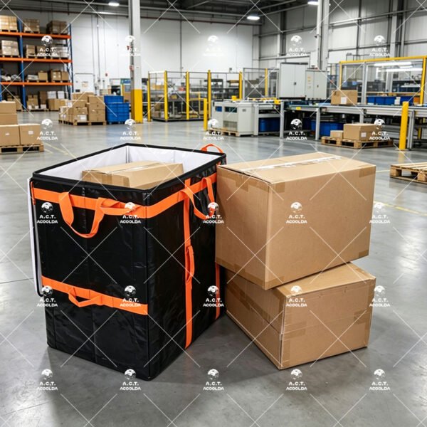 Heavy-Duty Logistics Sorting Bag with Zipper Lid and Reinforced Handles for Parcel Hubs, Warehouses and Last-Mile Delivery