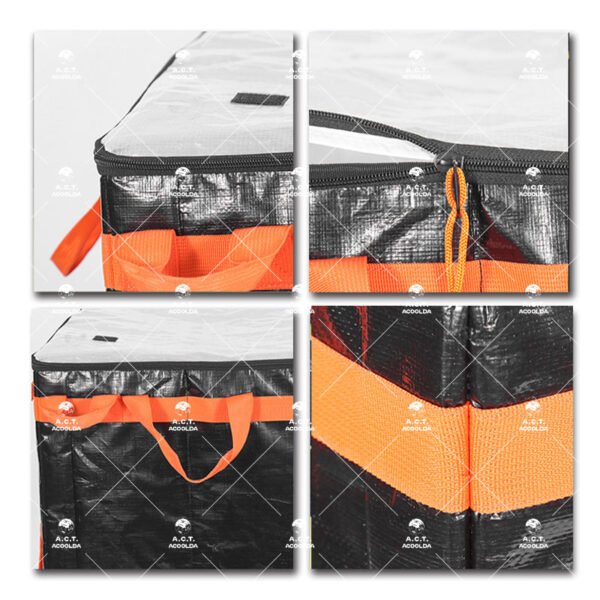 Heavy-Duty Logistics Sorting Bag with Zipper Lid and Reinforced Handles for Parcel Hubs, Warehouses and Last-Mile Delivery