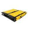 High-Visibility Yellow Collapsible Parcel Sorting Bag with Reinforced Webbing and Multi-Level Handles for Warehouses and Courier Hubs