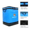 200L Blue PP Woven Parcel Sorting Bag with Zipper Lid, Reinforced Webbing and Multi-Point Handles for Courier Vans and Warehouses