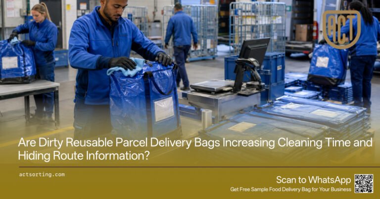Are Dirty Reusable Parcel Delivery Bags Increasing Cleaning Time and Hiding Route Information?