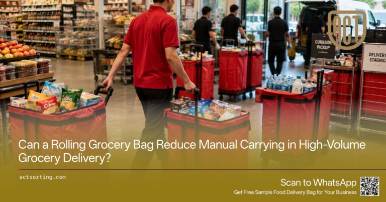 Can a Rolling Grocery Bag Reduce Manual Carrying in High-Volume Grocery Delivery?