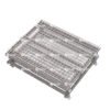 Collapsible-Wire-Mesh-Storage-Cage-with-Half-Drop-Front-Gate-for-Mailer-Boxes-and-Parcel-Handling-in-Logistics-Centers
