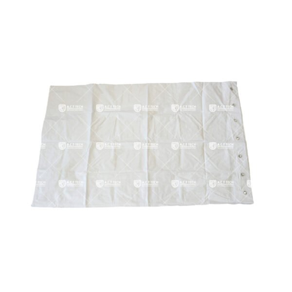 White-Grommeted-Hanging-Parcel-Sorting-Sack-with-Fold-Flat-Woven-Body-for-Postal-Hubs-Roll-Cages-and-Warehouse-Racks